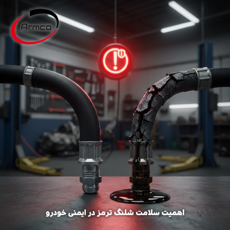 سلامت شلنگ ترمز و نقش آن در ایمنی خودرو | Armco Plus