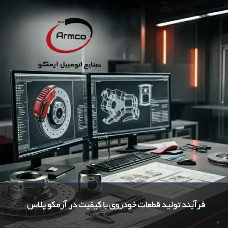 فرآیند تولید قطعات خودروی با کیفیت در آرمکو پلاس