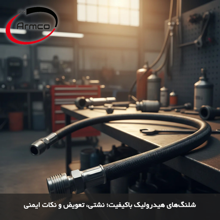شلنگ‌های هیدرولیک باکیفیت؛ نشتی، تعویض و نکات ایمنی