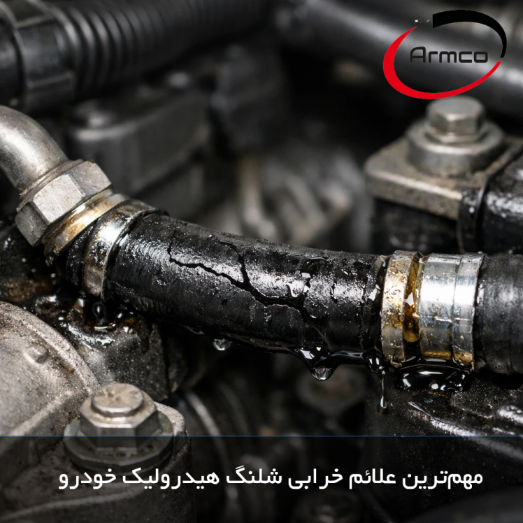 مهم‌ترین علائم خرابی شلنگ هیدرولیک خودرو | نشانه‌ها، دلایل و زمان تعویض