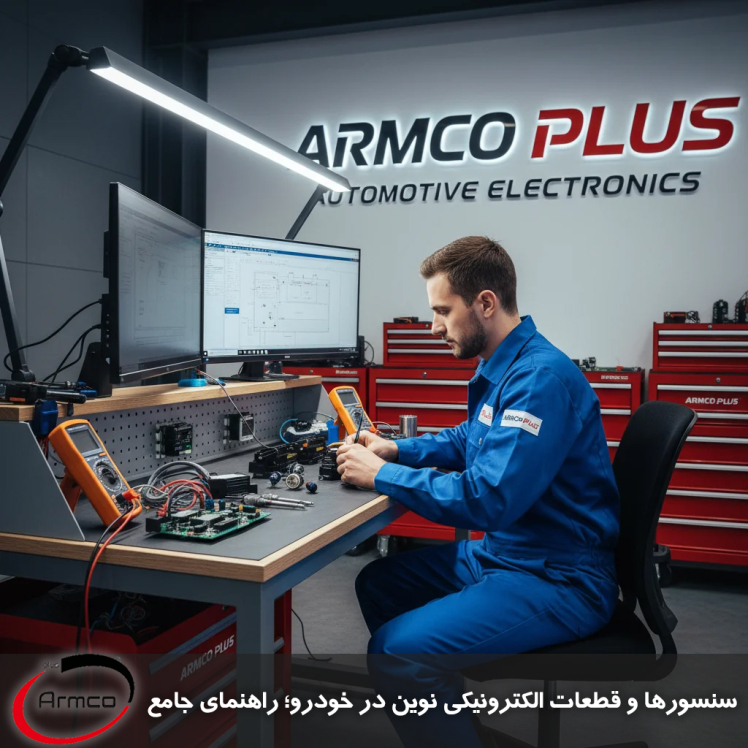 سنسورها و قطعات الکترونیکی نوین در خودرو؛ راهنمای جامع | Armco Plus