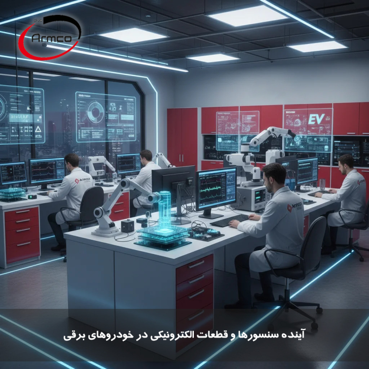 آینده سنسورها و قطعات الکترونیکی در خودروهای برقی | Armco Plus